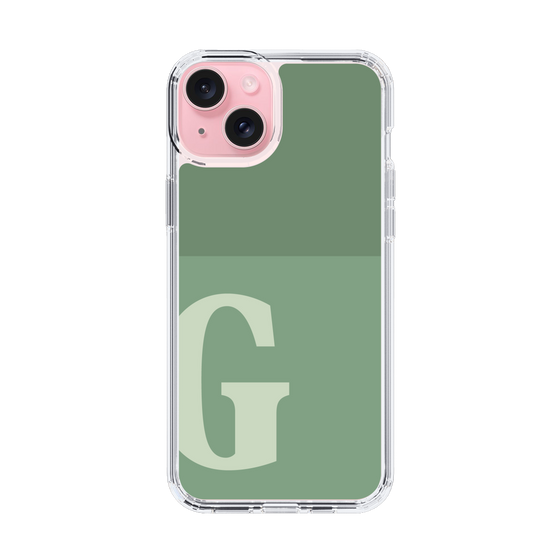 Slim Protection Case［ Original - initial two tone - G green ］