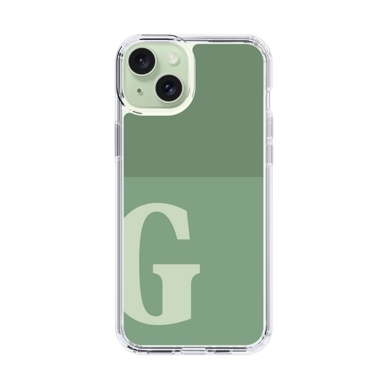 Slim Protection Case［ Original - initial two tone - G green ］