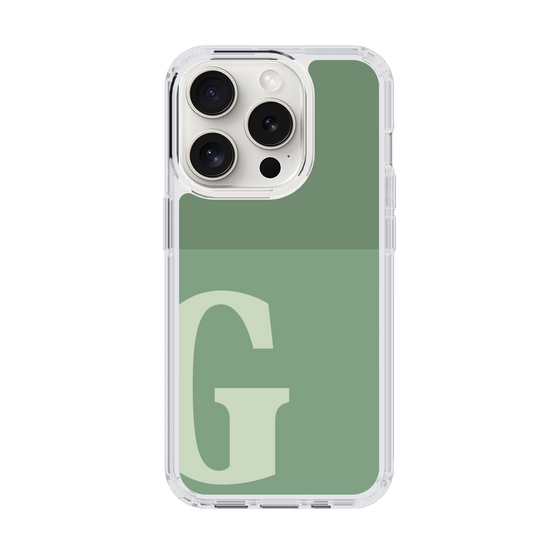 Slim Protection Case［ Original - initial two tone - G green ］