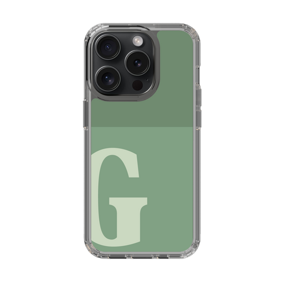 Slim Protection Case［ Original - initial two tone - G green ］
