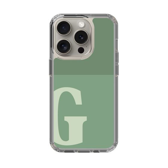 Slim Protection Case［ Original - initial two tone - G green ］