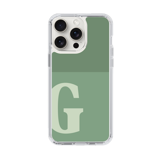 Slim Protection Case［ Original - initial two tone - G green ］