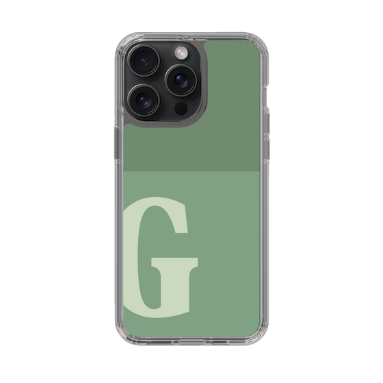 Slim Protection Case［ Original - initial two tone - G green ］