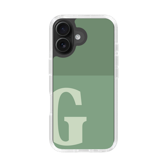 Slim Protection Case［ オリジナル - initial two tone - G green ］