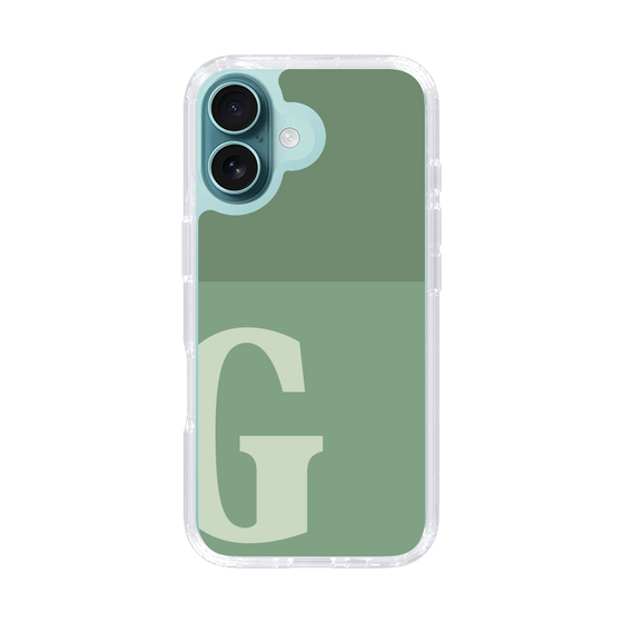 Slim Protection Case［ オリジナル - initial two tone - G green ］