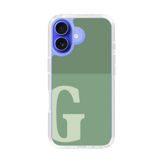 Slim Protection Case［ オリジナル - initial two tone - G green ］