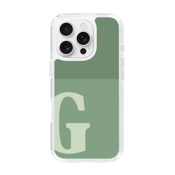 Slim Protection Case［ オリジナル - initial two tone - G green ］