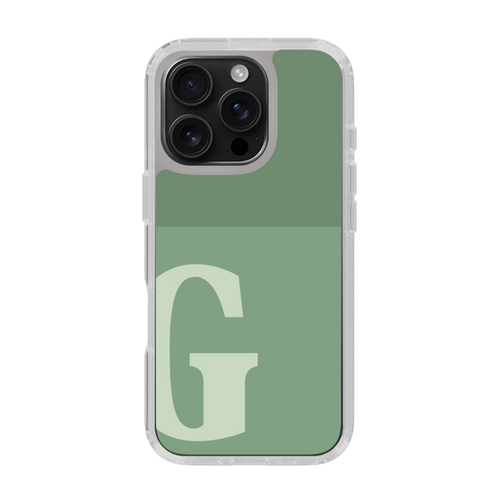 Slim Protection Case［ オリジナル - initial two tone - G green ］