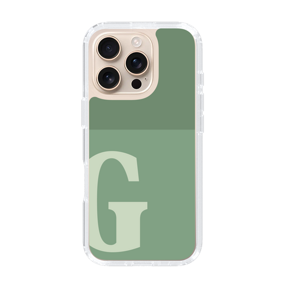 Slim Protection Case［ オリジナル - initial two tone - G green ］