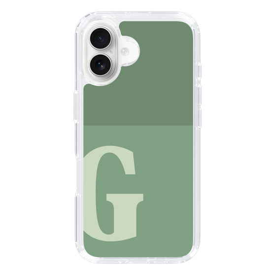Slim Protection Case［ オリジナル - initial two tone - G green ］