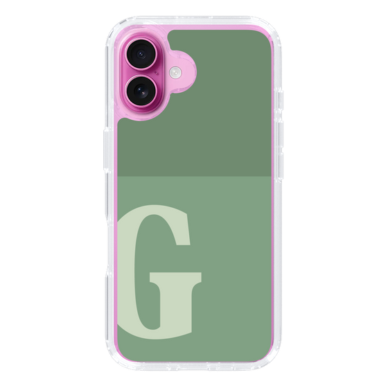 Slim Protection Case［ オリジナル - initial two tone - G green ］