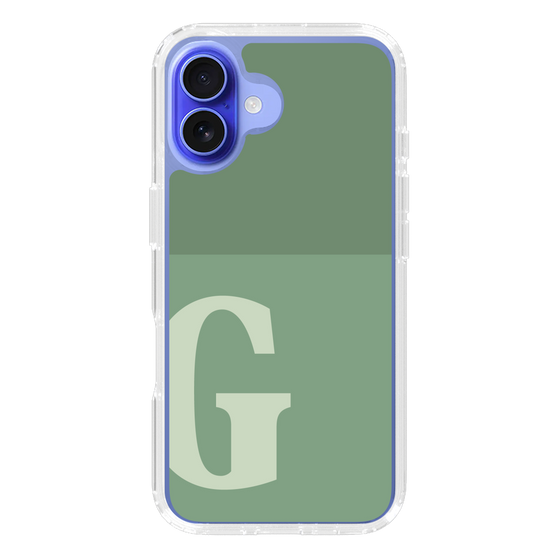 Slim Protection Case［ オリジナル - initial two tone - G green ］