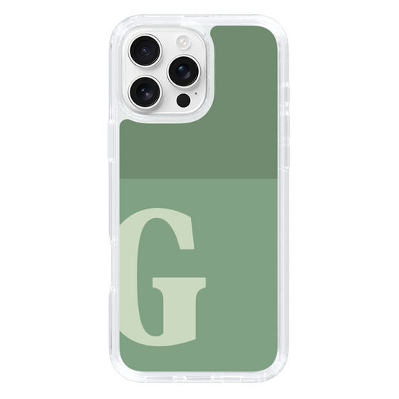 Slim Protection Case［ オリジナル - initial two tone - G green ］