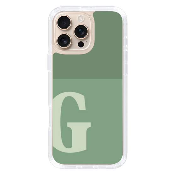 Slim Protection Case［ オリジナル - initial two tone - G green ］