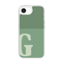 Slim Protection Case［ Original - initial two tone - G green ］