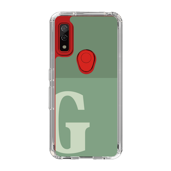 Slim Protection Case［ Original - initial two tone - G green ］
