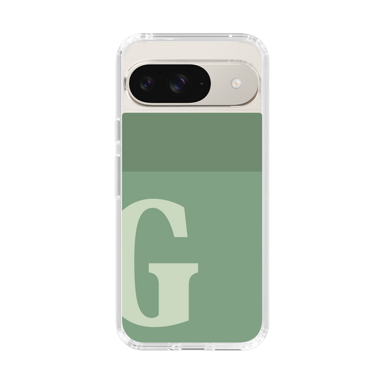 Slim Protection Case［ Original - initial two tone - G green ］
