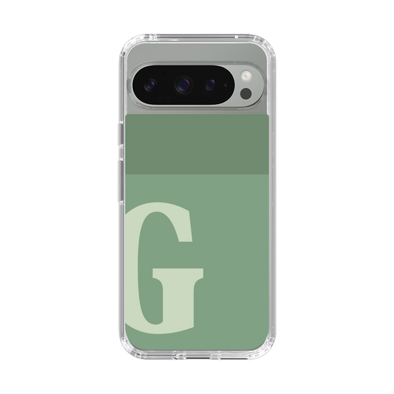 Slim Protection Case［ Original - initial two tone - G green ］