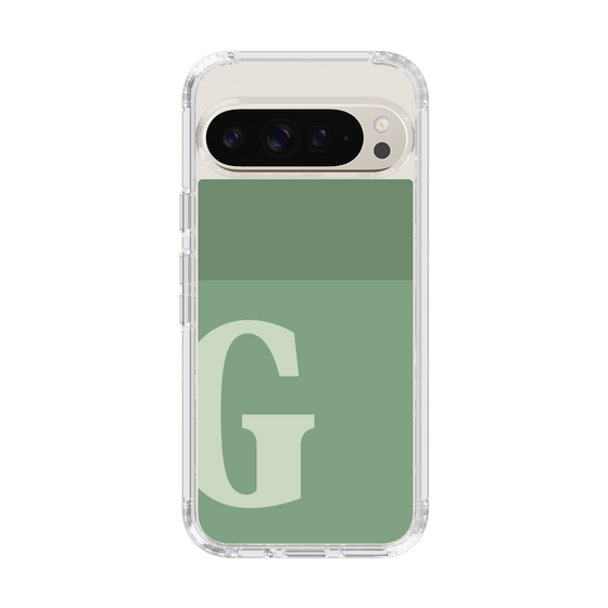Slim Protection Case［ Original - initial two tone - G green ］