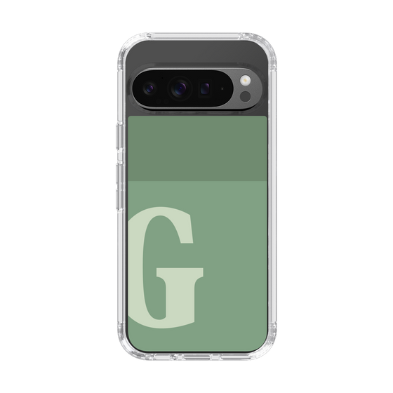 Slim Protection Case［ Original - initial two tone - G green ］