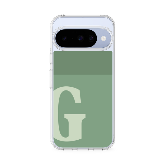 Slim Protection Case［ Original - initial two tone - G green ］
