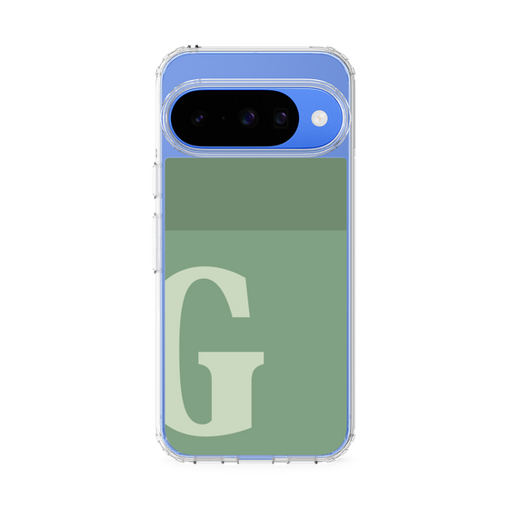 Slim Protection Case［ Original - initial two tone - G green ］