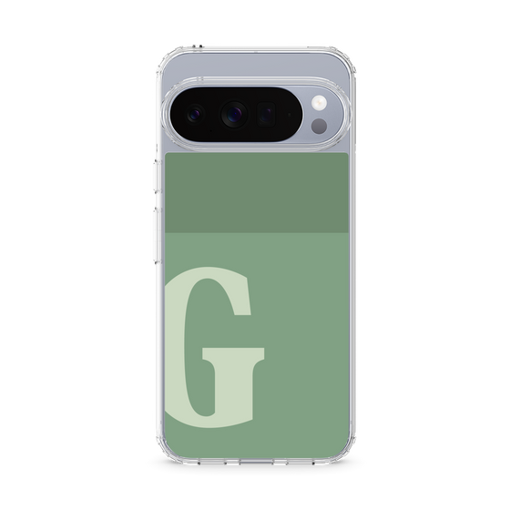 Slim Protection Case［ Original - initial two tone - G green ］