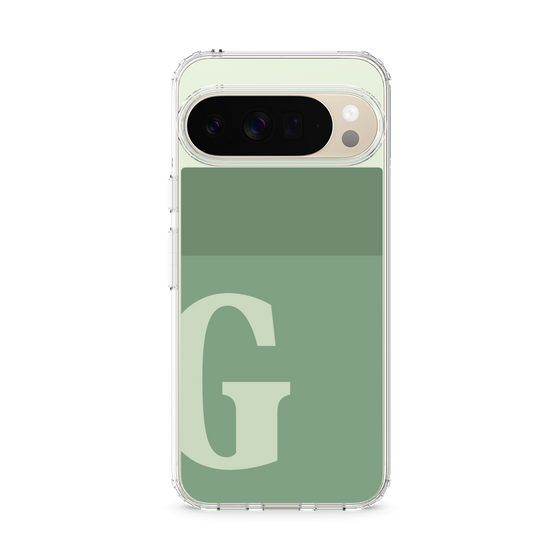 Slim Protection Case［ Original - initial two tone - G green ］