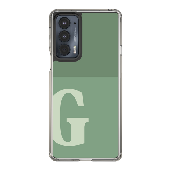 Slim Protection Case［ Original - initial two tone - G green ］