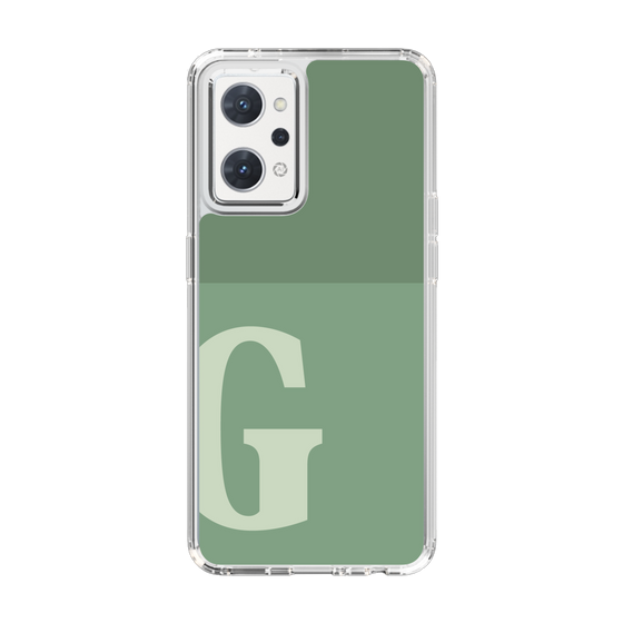 Slim Protection Case［ Original - initial two tone - G green ］