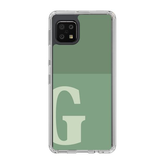 Slim Protection Case［ Original - initial two tone - G green ］