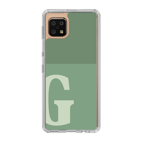 Slim Protection Case［ Original - initial two tone - G green ］