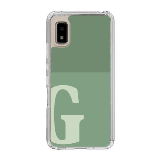Slim Protection Case［ Original - initial two tone - G green ］