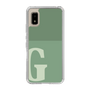 Slim Protection Case［ Original - initial two tone - G green ］