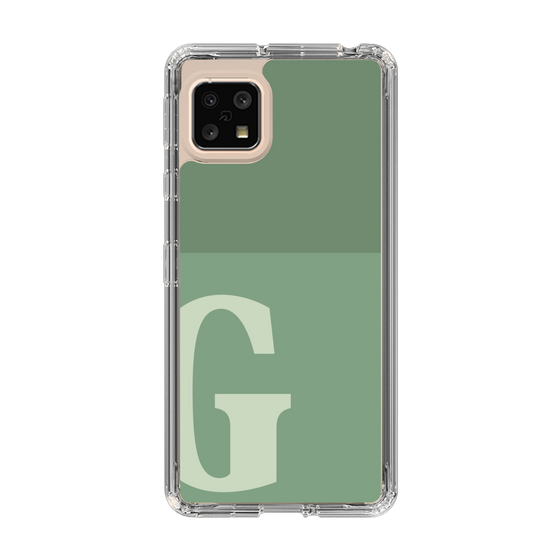 Slim Protection Case［ Original - initial two tone - G green ］