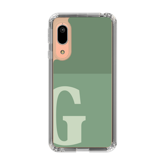 Slim Protection Case［ Original - initial two tone - G green ］