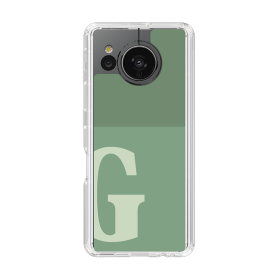 Slim Protection Case［ Original - initial two tone - G green ］