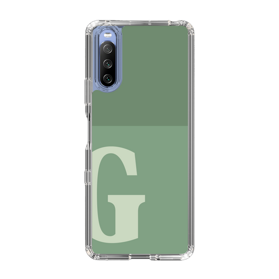 Slim Protection Case［ Original - initial two tone - G green ］