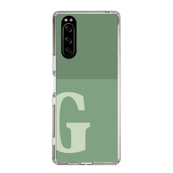 Slim Protection Case［ Original - initial two tone - G green ］