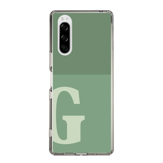 Slim Protection Case［ Original - initial two tone - G green ］