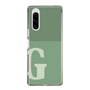 Slim Protection Case［ Original - initial two tone - G green ］