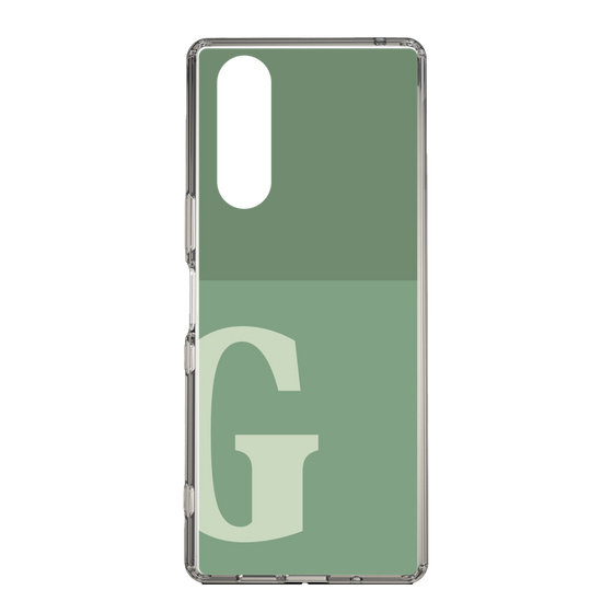 Slim Protection Case［ Original - initial two tone - G green ］