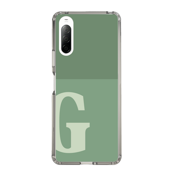 Slim Protection Case［ Original - initial two tone - G green ］