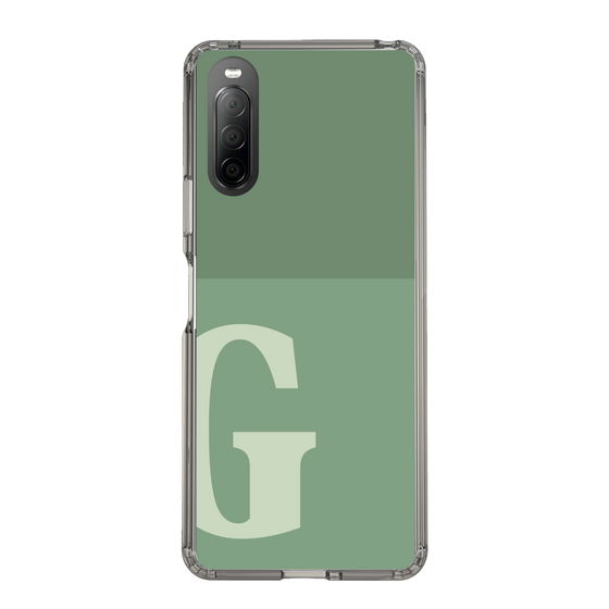 Slim Protection Case［ Original - initial two tone - G green ］