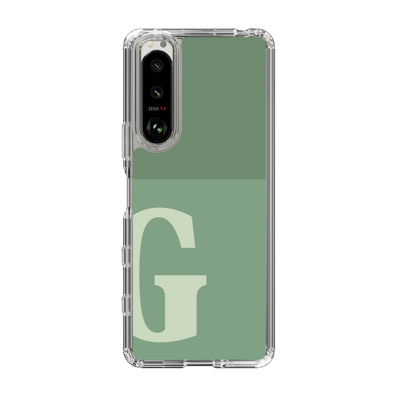 Slim Protection Case［ Original - initial two tone - G green ］