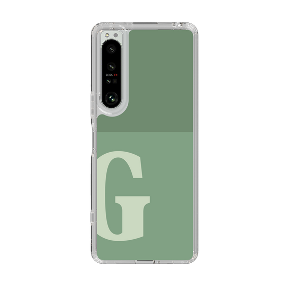 Slim Protection Case［ Original - initial two tone - G green ］
