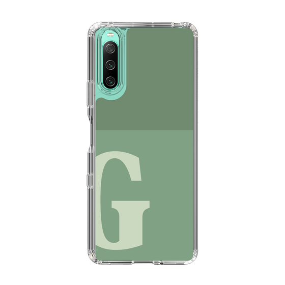 Slim Protection Case［ Original - initial two tone - G green ］
