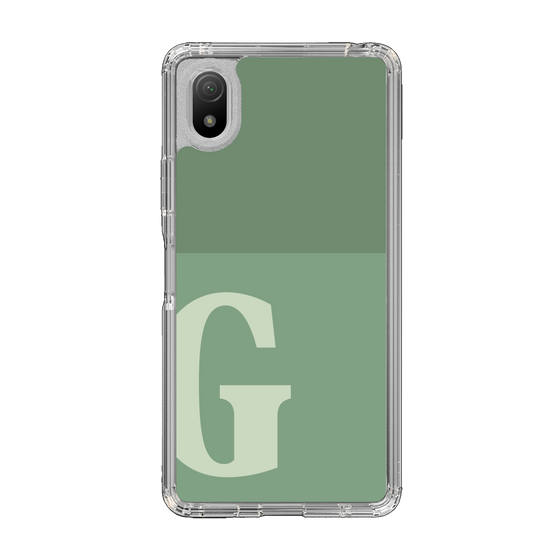 Slim Protection Case［ Original - initial two tone - G green ］