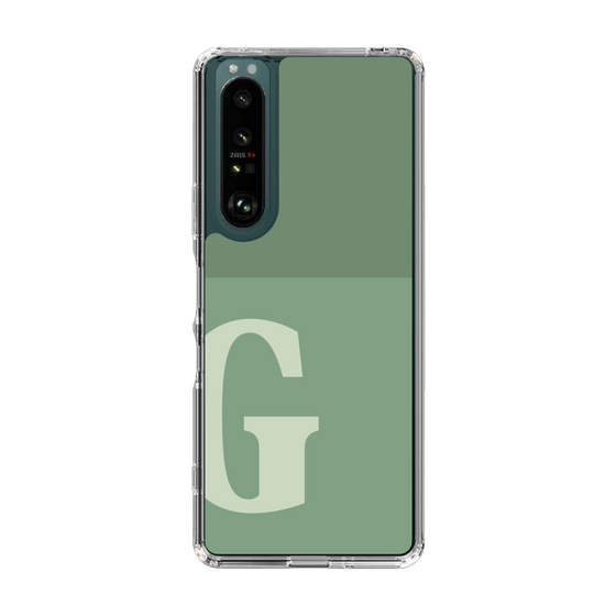 Slim Protection Case［ Original - initial two tone - G green ］