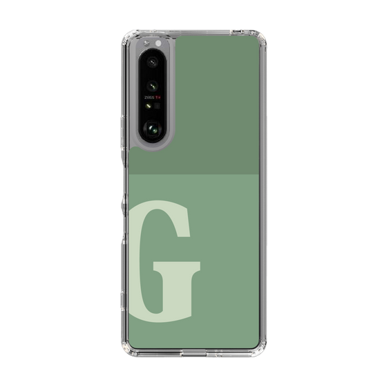 Slim Protection Case［ Original - initial two tone - G green ］